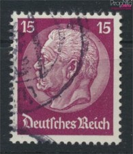 Tedesco Empire 488, con rare Filigrana Cialde usato 1933 Hindenburg (9671127