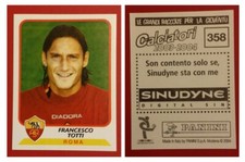 Figurina calciatori Panini 2003 04 n. 358   Francesco Totti - edicola 