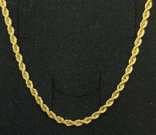 Collana corda oro 18k 750 - 750, mls