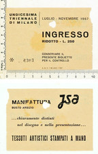 BIGLIETTO INGRESSO  RIDOTTO