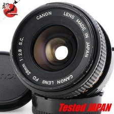 Canon FD 28mm f/2.8 S.C. MF