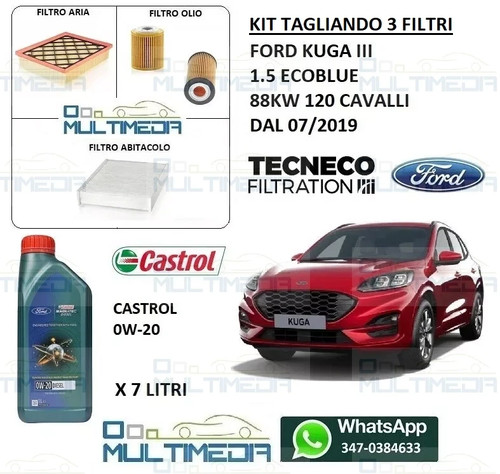 Kit tagliando filtri - tagliando, olio