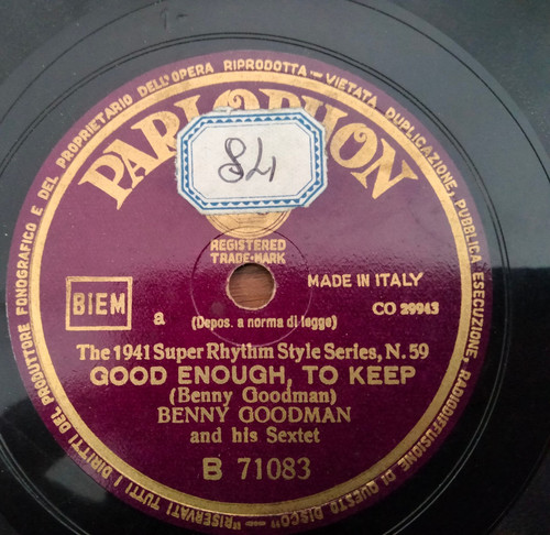 Giri benny goodman good - 78, goodman"good