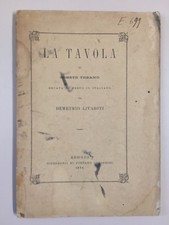 La Tavola di Cebete Tebano Ed. Calderini 1874 Reggio