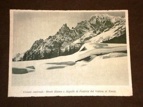 Foto monte bianco aiguille - bianco, e
