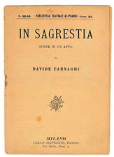 D. CARNAGHI - IN SACRESTIA -