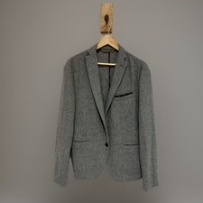Giacca blazer uomo Zara grigio