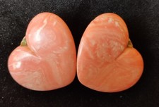 ORECCHINI a CUORE ROSA e