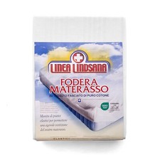 Coprimaterasso fasciato Lindsana con angoli singolo piazza e mezza matrimoniale