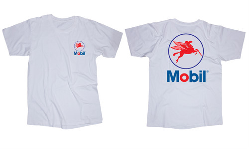 Shirt bianca con logo mobil - con,