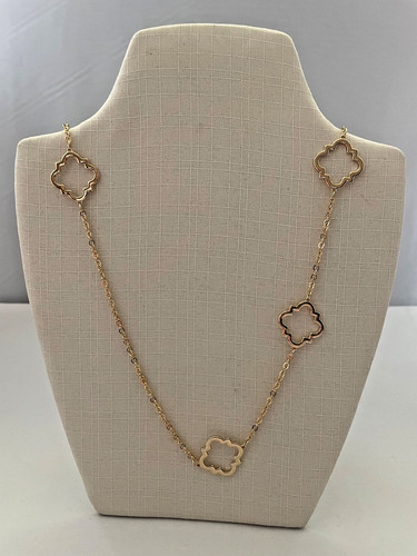 Collana lunga oro - collana,