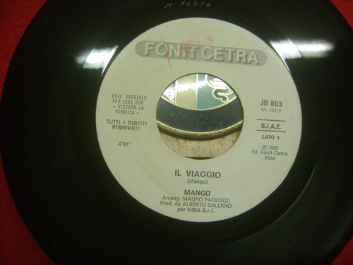 Mango viaggio raro 45 - 7",