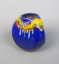 Vaso ceramica blu piccolo