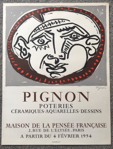 Edouard pignon poster - edouard, pignon,
