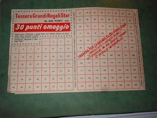 Tessera Grandi Regali Star da 600 punti vuota  R485 °