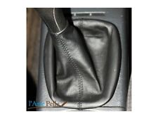 Cuffia leva cambio Volkswagen Polo 6n - 6n2 vera pelle nera