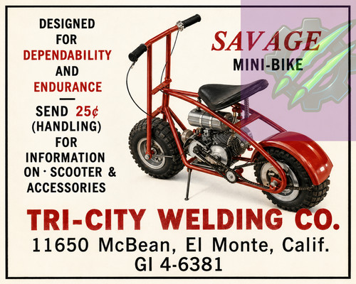 Mini bici tri - bici, tri-city