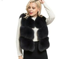 GILET VERA PELLICCIA VOLPE