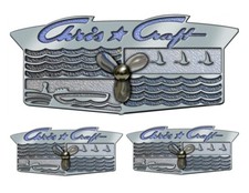 Chris Craft Set Adesivi Crest