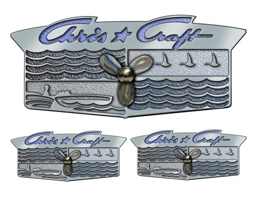 Chris craft set - craft, crest