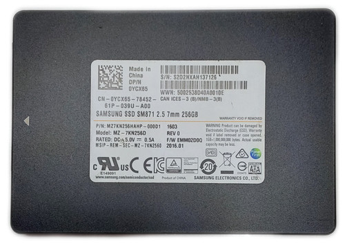 Samsung sm871 7kn256d 256 - mz-7kn256d,