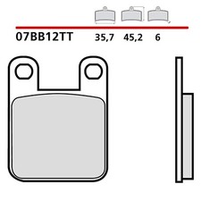 BREMBO KIT PASTIGLIE FRENO