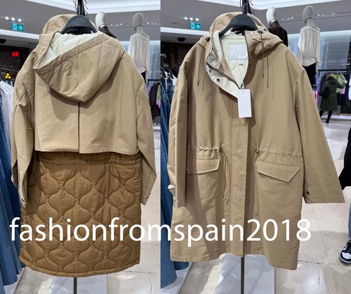 Zara new woman combined parka - woman,