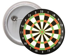 Spilla Calamita pins badge frigo Ø 45 mm Bersaglio Freccette Dartboard Target