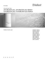 Manuale istruzioni d'uso caldaia Vaillant atmoBLOCK plus turboBLOCK plus Balkon