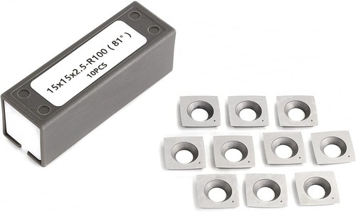 Inserti carburo raggio - carburo, 15mm