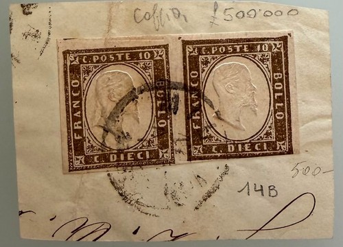Sardegna 1855 emissione - 1855, iv
