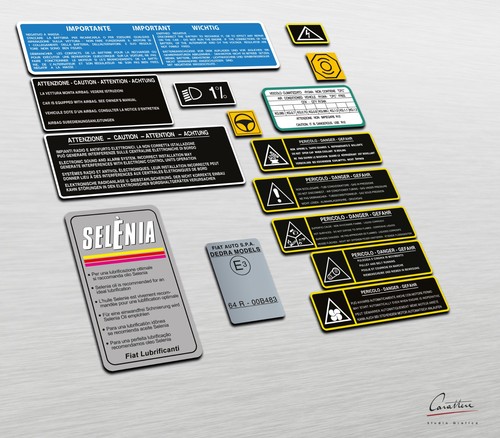 Lancia dedra sticker - dedra, kit