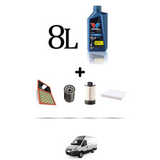 HOFFCAR Kit tagliando 4 FILTRI