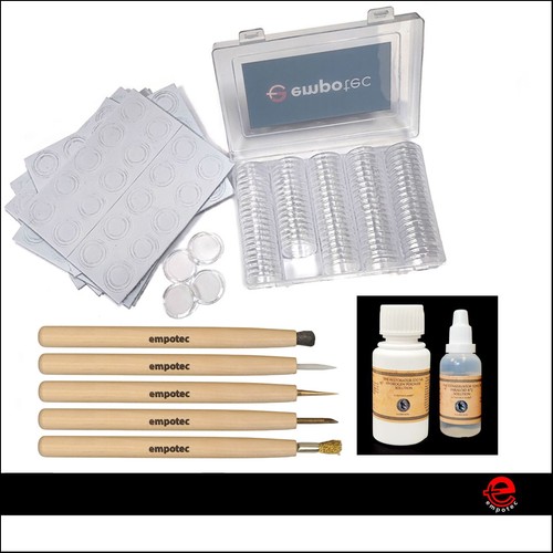 Kit pulizia monete matite - monete, 2