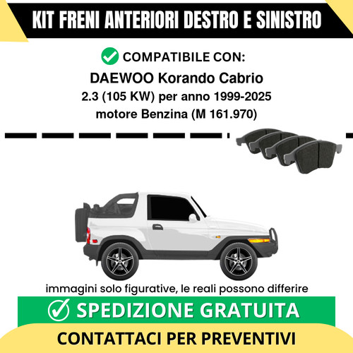 Pastiglie freno anteriori - pastiglie,