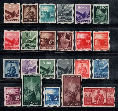 Italia 1945 sass 543 565 - 1945-48, sass.