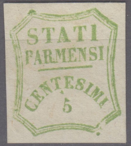 Parma 1859 centesimi verde - parma,