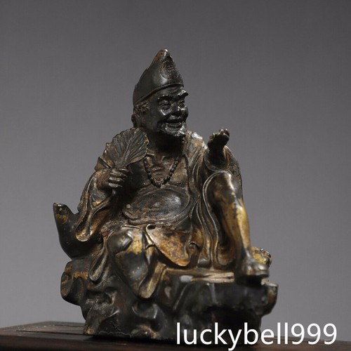 Antica statua buddha gong - buddha, ji