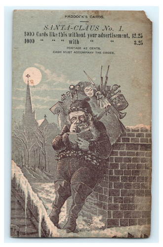 Haddock cards babbo - babbo, natale