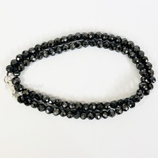 Elegante 6 MM Nero Collana