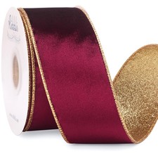 Nastro di velluto bordeaux