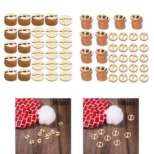 Pulsanti cappello legno - in,
