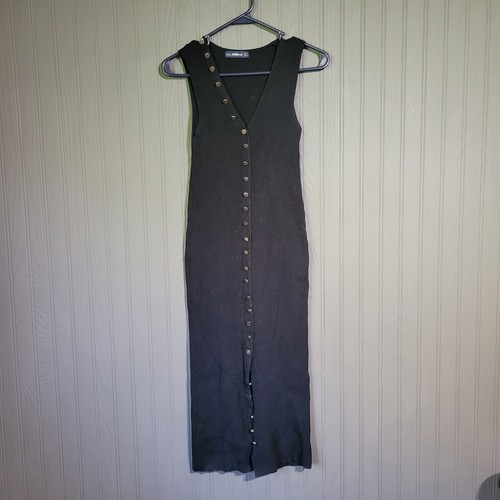 Abito zara maglia bottoni - zara,