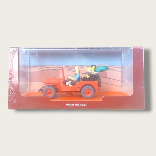 Tintin jeep willys mb - tintin, 1943