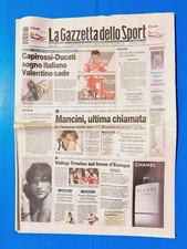 GAZZETTA DELLO SPORT 27 MARZO 2006 CAPIROSSI-DUCATI-TREVISO CAMPIONE EUROPA