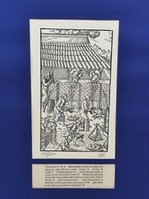 Illustrazione da De re metallica libri XII  INCISIONE Georgius Agricola  Stampa