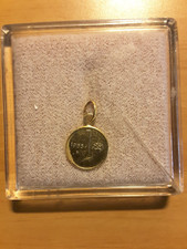 RIPRODUZIONE 1 LIRA ITALIANA ARGENTO MASSICCIO 800/1000 PLACCATO ORO ZECCHINO