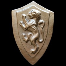 Targa scudo leone rampante