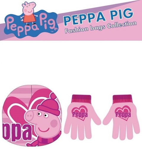 Set cappello guanti peppa - +,