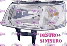 COPPIA FARI FANALE PROIETTORE DX+SX 1 PARAB VW TRANSPORTER T5 DAL 2003 AL 2008